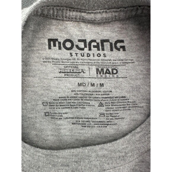 Minecraft Shirt Youth Medium Create Explore Survive Video Game Characters Tee - Picture 4 of 6